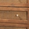 Baxton Studio Ramiel MidCentury Modern Ash Walnut Finished Wood and Rattan 4Drawer Chest 215-12426-ZORO - alternate 10